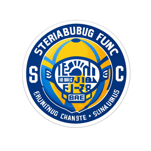 Strasbourg FC Fan Sticker