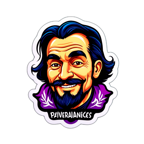 Sticker de Vit Kopriva: Motivación y Perseverancia