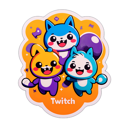 Веселі анімовані персонажі на Twitch