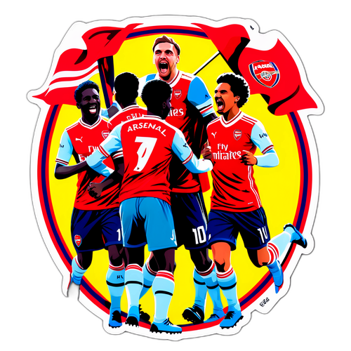 מדבקת ארסנל - חוויית אוהדים