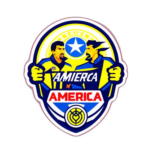Stiker Rivalitas Club América vs Monterrey