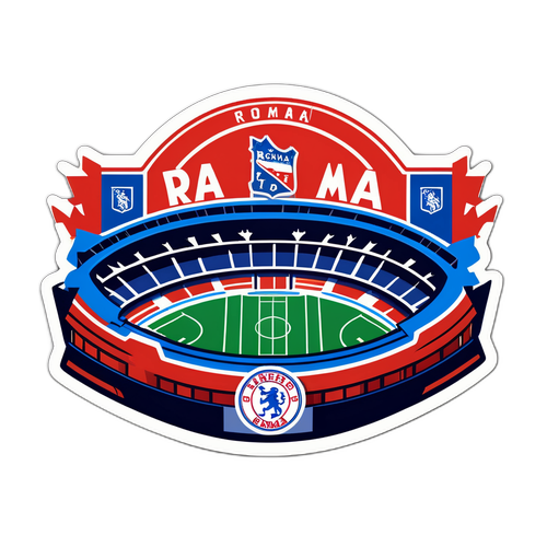 Rangers vs. Roma Klistermärke