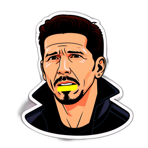 Diego Simeone Intensitet Sticker