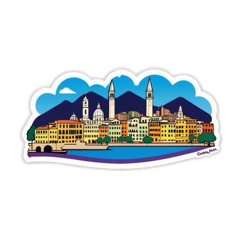 Genoa Pride Skyline Sticker