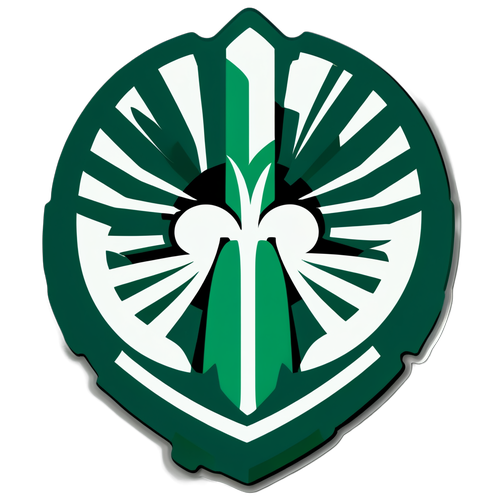 Diseño minimalista del logo del Palmeiras