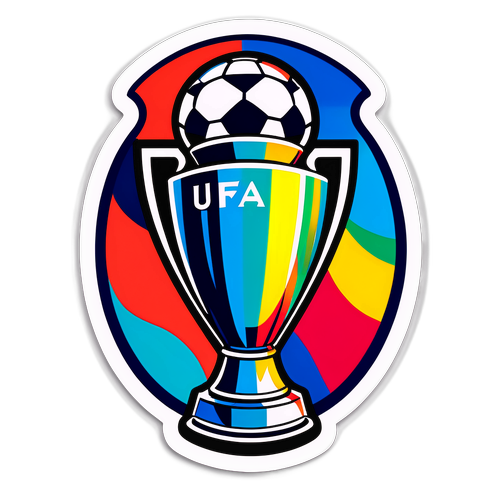 Trofeul UEFA cu paletă artistică