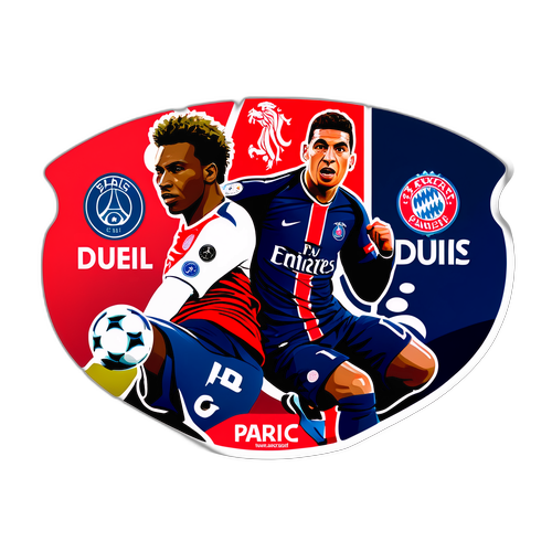 Fotbalový duel PSG vs Bayern