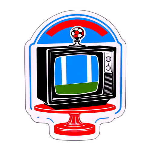 Sticker que celebra 'TV Pública Argentina'