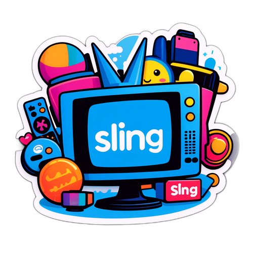 Playful Sling TV Sticker
