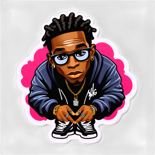 Young Thug Milele: Sanaa ya Kichora ya Mavazi ya Kibunifu na Andiko la Graffiti!