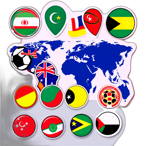 สติกเกอร์การแข่งขันฟุตบอลระดับนานาชาติในฟุตบอลแอฟริกา คัพออฟเนชันส์