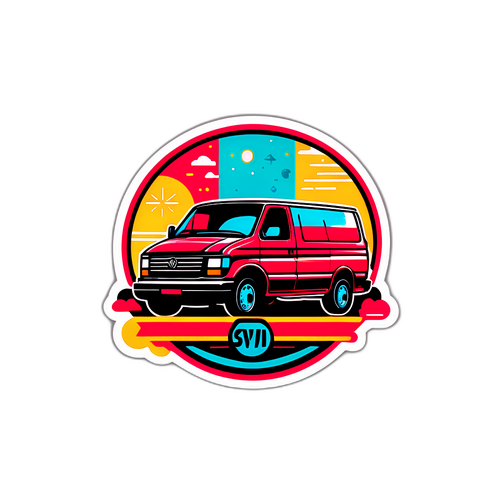 Tyylikäs ja moderni tarra Van Veenin aikakauden elementeilla