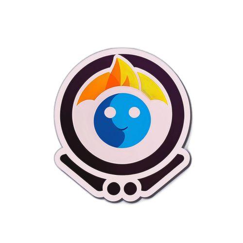 シンプルでスタイリッシュなステッカー