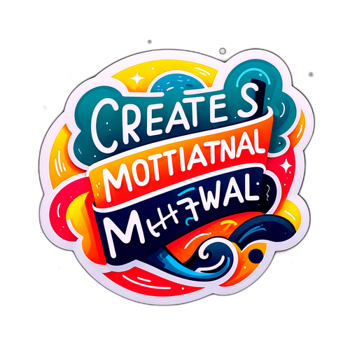 Create un sticker motivacional de Maratea