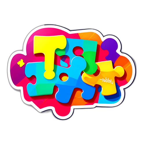 Sticker cu un cuvânt din Wordle