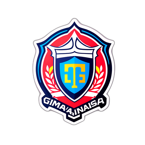 Gimnasia LP ve Estudiantes Logoları Sticker Tasarımı