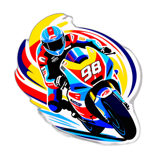 Representasi Artistik Logo MotoGP dengan Siluet Sepeda Motor
