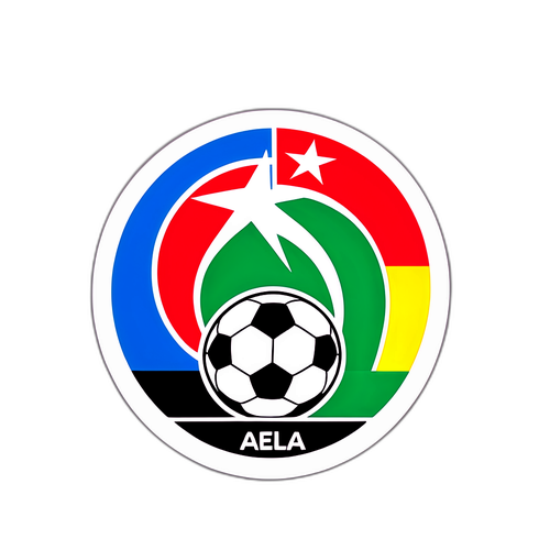 Tem dán biểu tượng bóng đá AELA