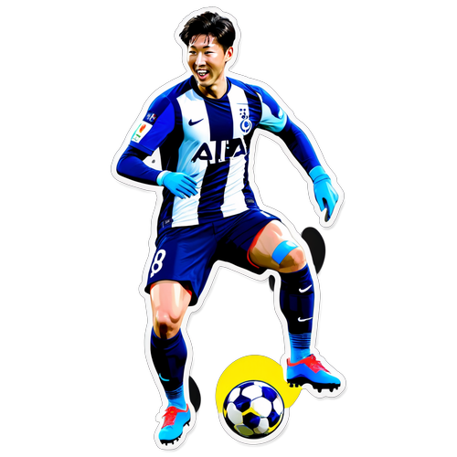 Son Heung-min Menjaga Bola