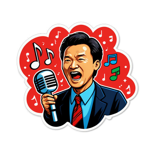 幽默贴纸：陈楚生的高音错误