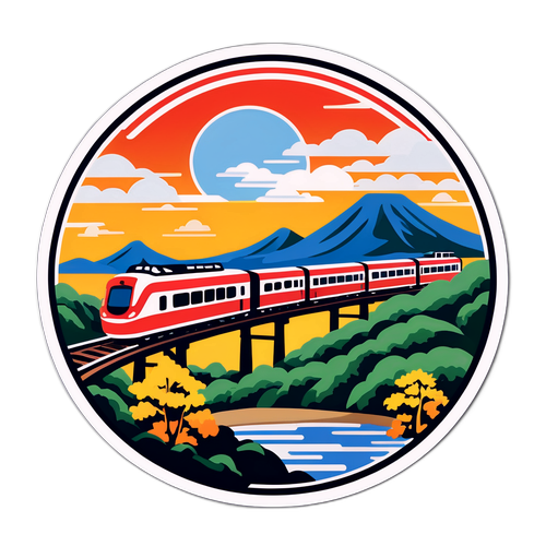 宇都宮線の電車が走る風景