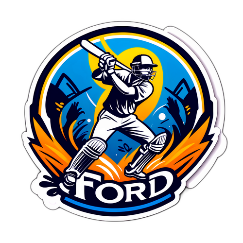 फोर्ड ट्रॉफी का खेल जैसे स्टिकर