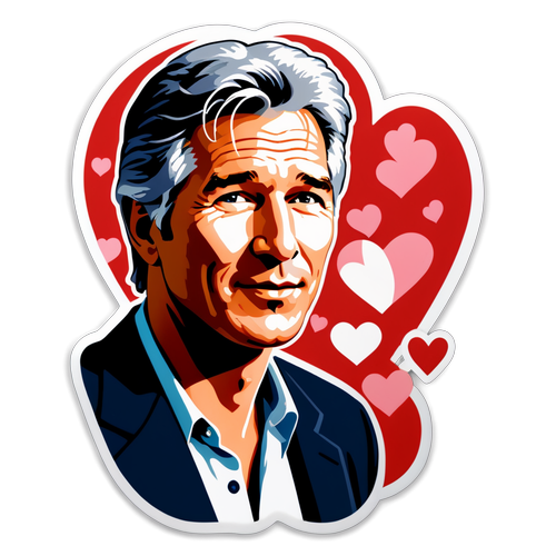 Richard Gere in een Iconische Pose
