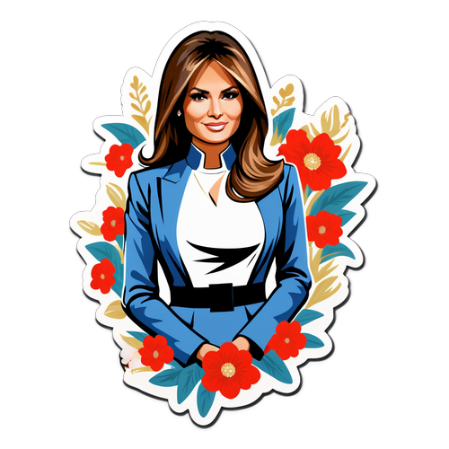 Melania Trump: En Elegance, Der Overgår Alt – Oplev Den Utrolig Smukke Sticker!