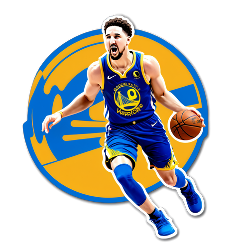 Estiker ng Basketball na Klay Thompson