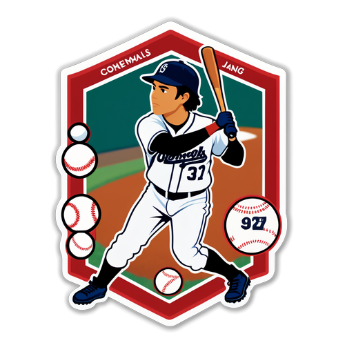 Jace Jung Baseball Journey Sticker