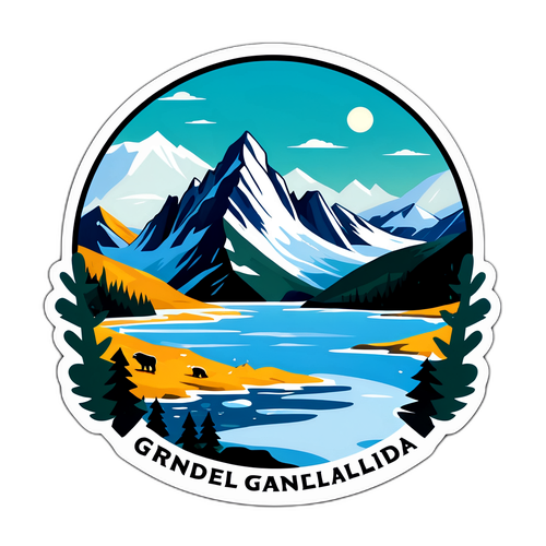 Sticker tematic din natură inspirat din Groenlanda