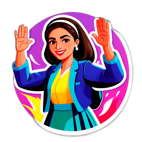 Leyla Zana Konuşma Yaparken