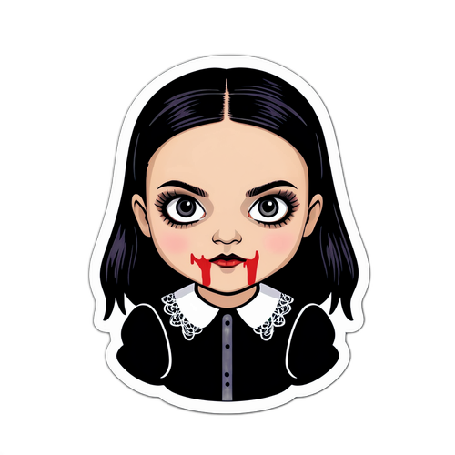 Esprili Çıkartma: Wednesday Addams’ın İkonik Görünümü