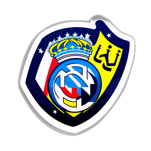 Real Madrid vs Villarreal Klistermärke