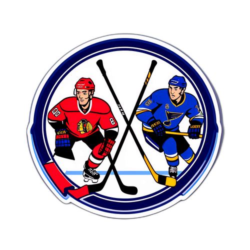 Vintage Hockey Showdown Sticker