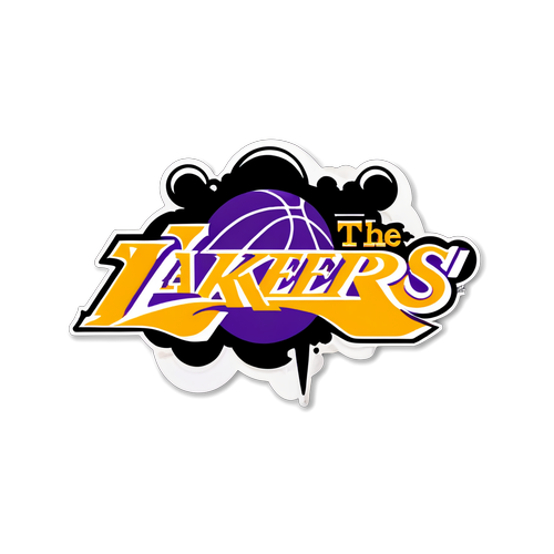 Adesivo do Jogo Lakers x Nets