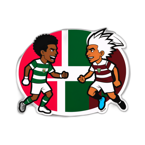 Stiker Rivalitas Fluminense vs Corinthians