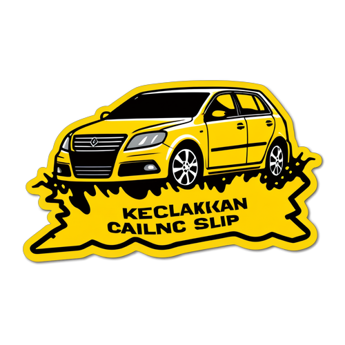 Stiker Kecelakaan Slipi