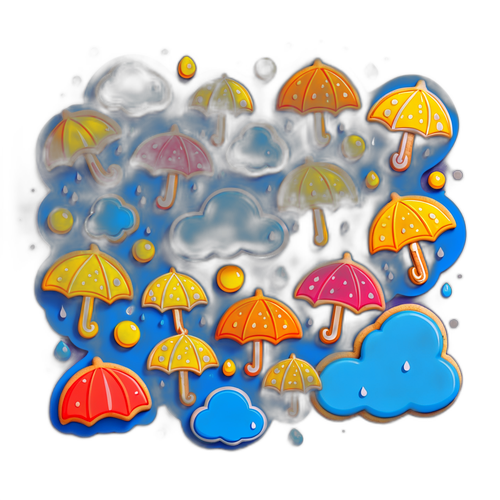 雨天餅乾設計