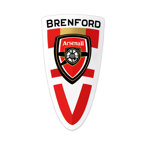 Brentford vs Arsenal Dynamic Sticker