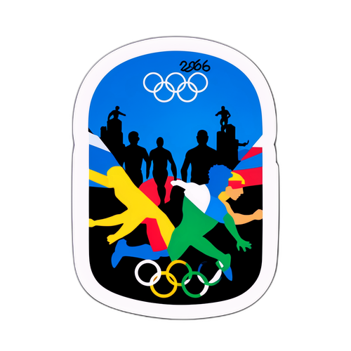 2026-os Olimpiai Tűzoltó Sticker