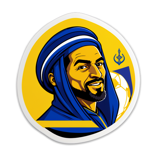 Sticker cu jucător Al Nassr