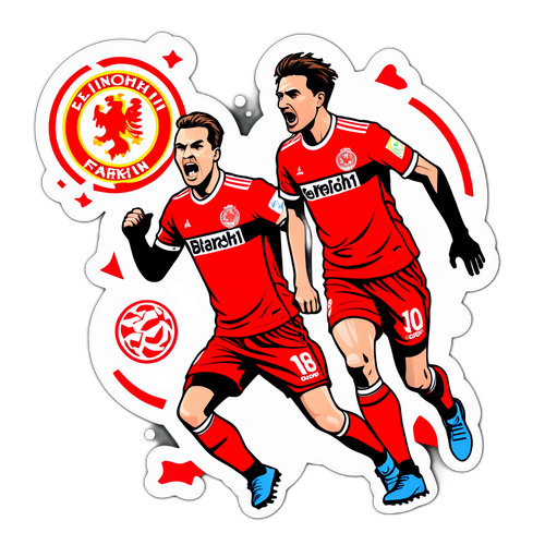 Sticker Acțiune Intensă: Rivalitatea Union Berlin vs Eintracht Frankfurt