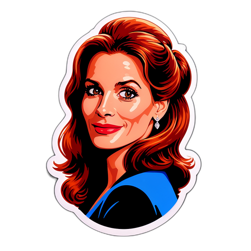 Sticker von Julia Roberts als Filmlegende aus 'Pretty Woman'