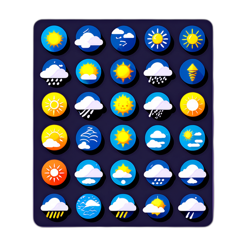 기상 아이콘 모음