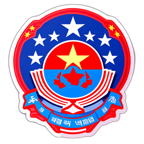 Politik Sembol İçeren Kore Sticker'ı