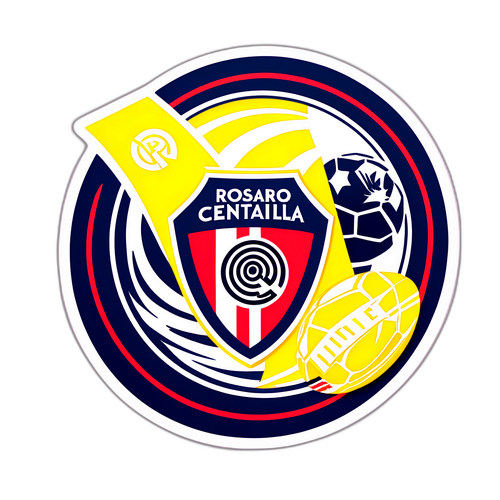 Stiker Rivalitas Rosario Central dan River Plate