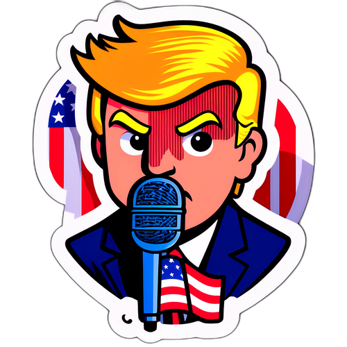 Trump'un Saçıyla Sembolleşen Sticker