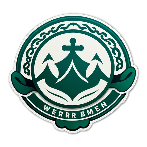 Werder Bremen Logo mit maritimen Elementen