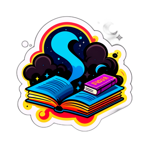 Samolepka vyvolávající zvědavost inspirovaná knihou The Rip